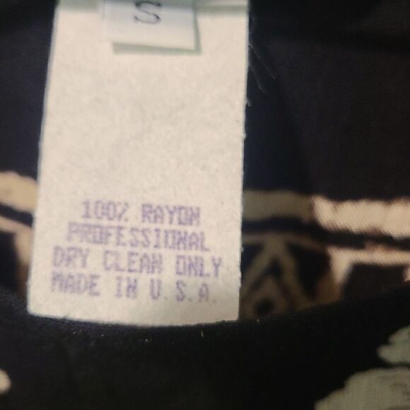 Small Black, Brown and Cream Ruth Norman New York for Saks Fifth Ave Pant Set - Picture 5 of 8